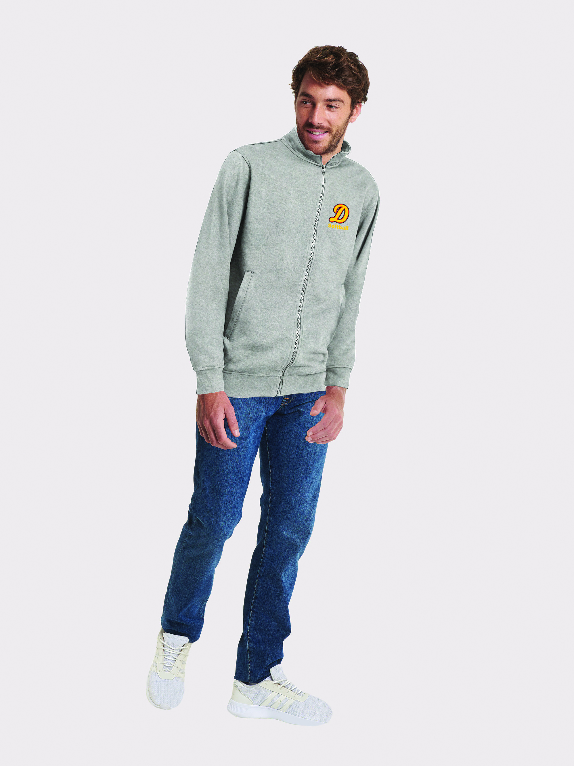 Zipper-Grau Zipper
